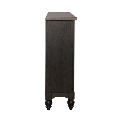 Americana Farmhouse Hall Buffet- Black