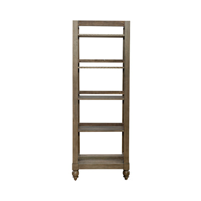Americana Farmhouse Leaning Pier Bookcase