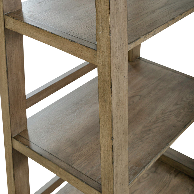 Americana Farmhouse Leaning Pier Bookcase