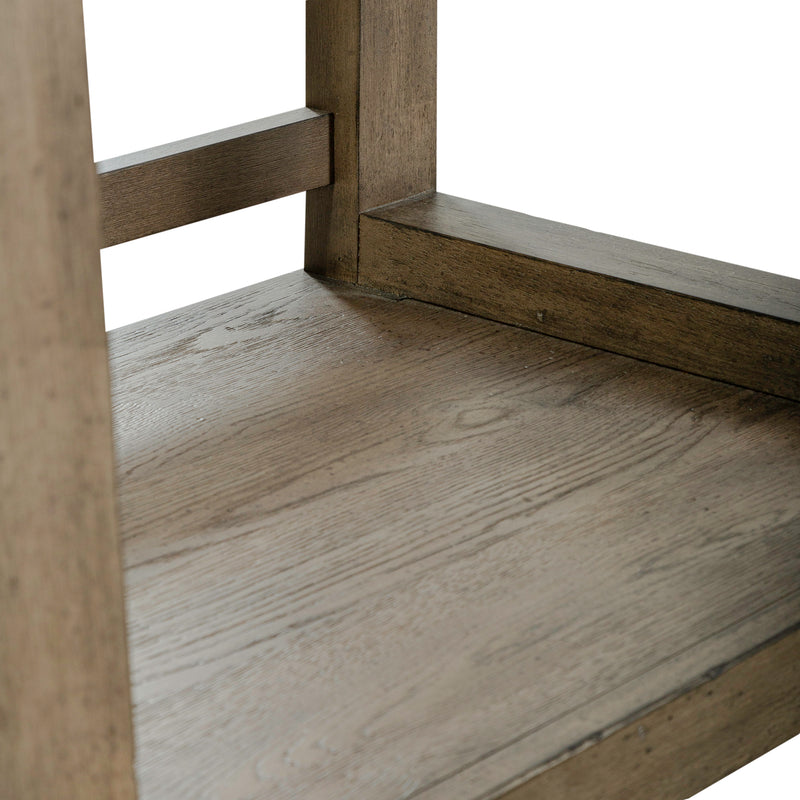 Americana Farmhouse Leaning Pier Bookcase