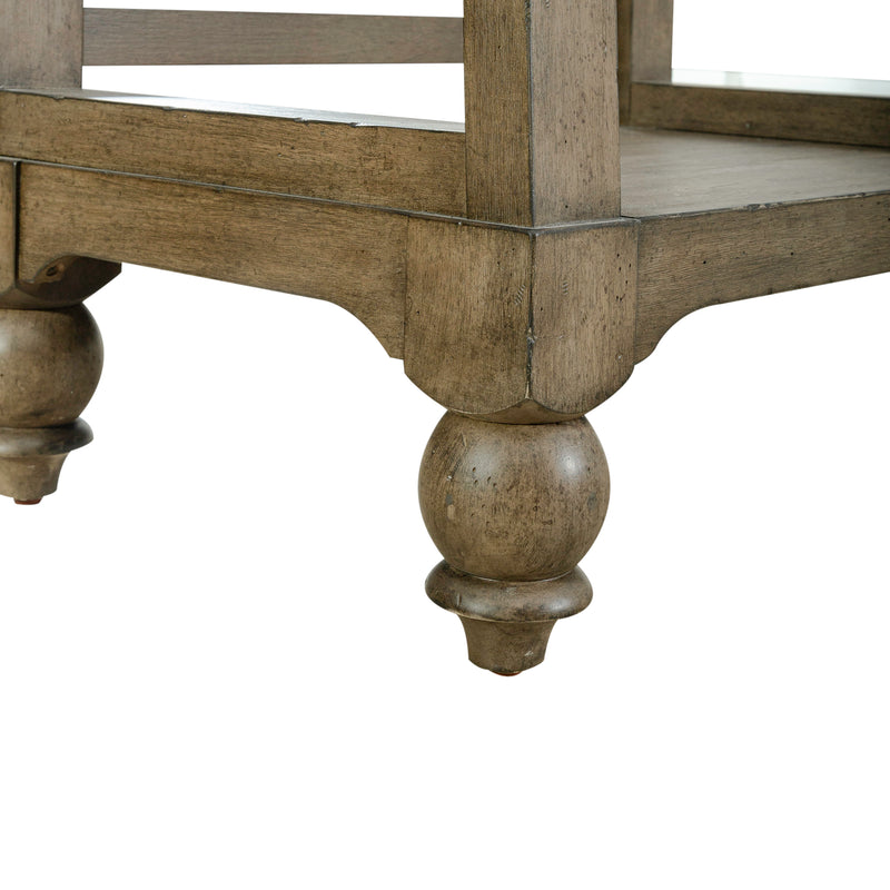 Americana Farmhouse Leaning Pier Bookcase