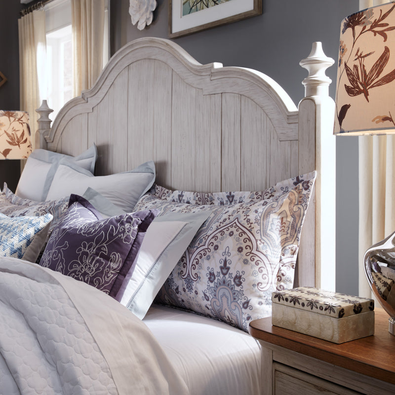 Queen Poster Bed (652-BR-QPS)