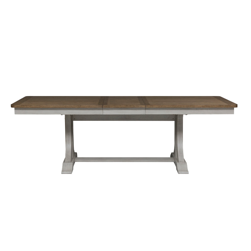 5 Piece Trestle Table Set (652-DR-5TRS)