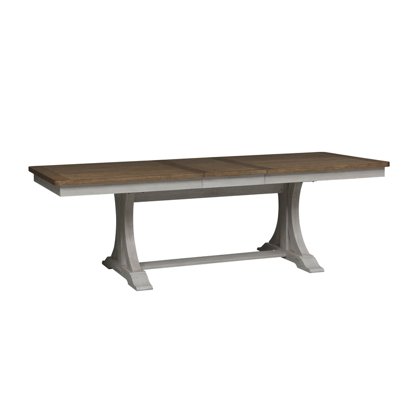 5 Piece Trestle Table Set (652-DR-5TRS)
