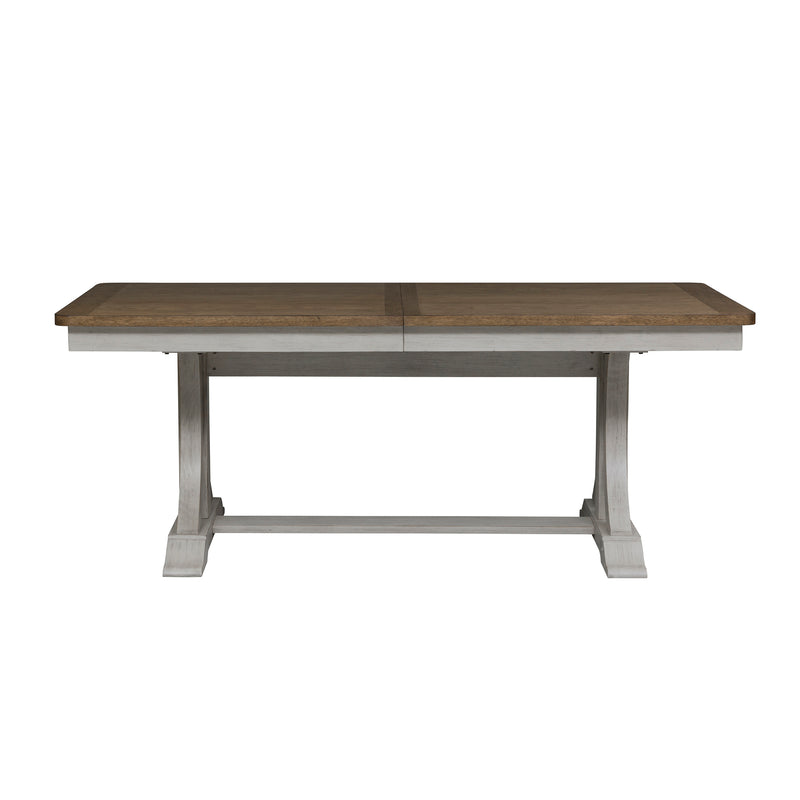 Opt 5 Piece Trestle Table Set (652-DR-O5TRS)