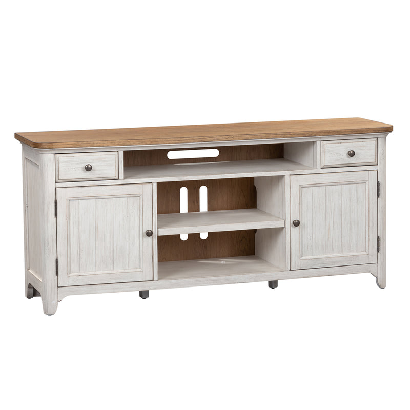 Farmhouse Reimagined Entertainment TV Stand