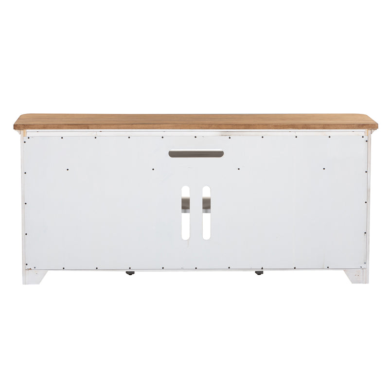 Farmhouse Reimagined Entertainment TV Stand