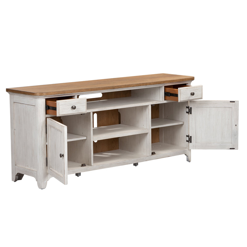Farmhouse Reimagined Entertainment TV Stand