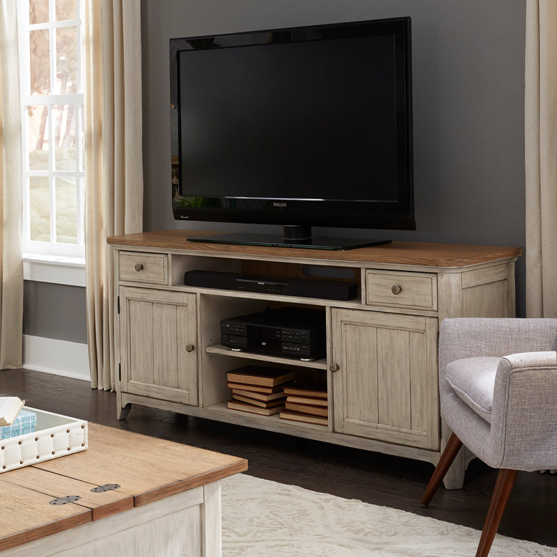 Farmhouse Reimagined Entertainment TV Stand