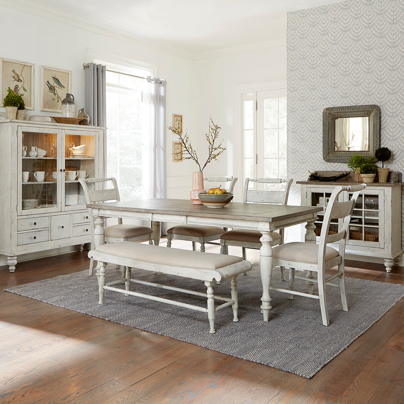 6 Piece Rectangular Table Set (661W-CD-6RTS)