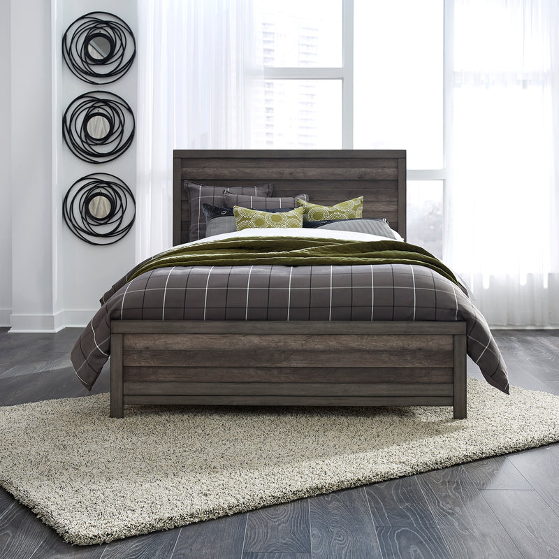 Twin Panel Bed (686-BR-TPB)