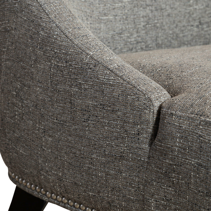 Kendall Upholstered Accent Chair - Charcoal