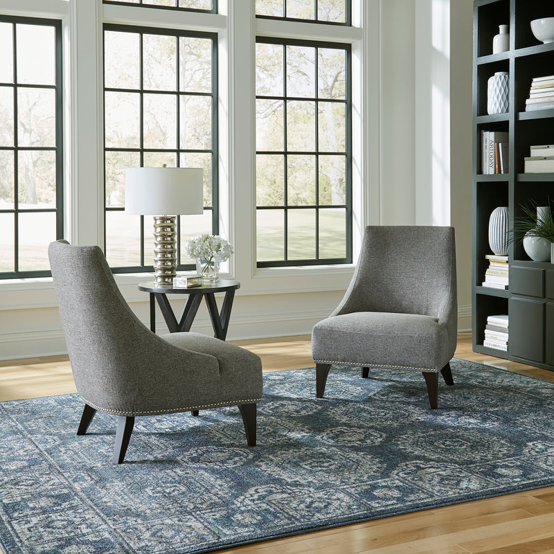 Kendall Upholstered Accent Chair - Charcoal