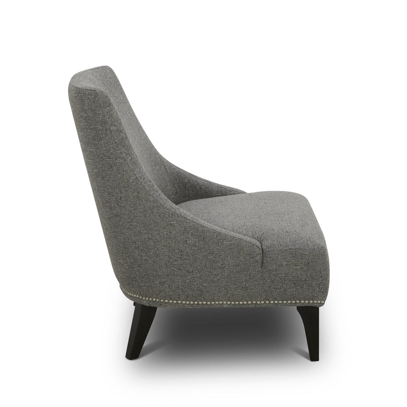 Kendall Upholstered Accent Chair - Charcoal