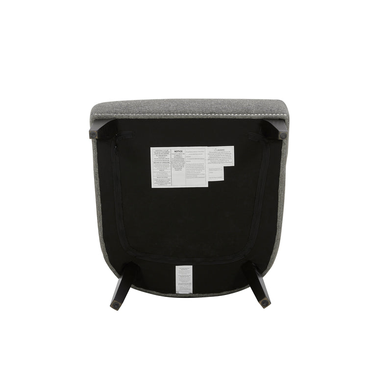 Kendall Upholstered Accent Chair - Charcoal