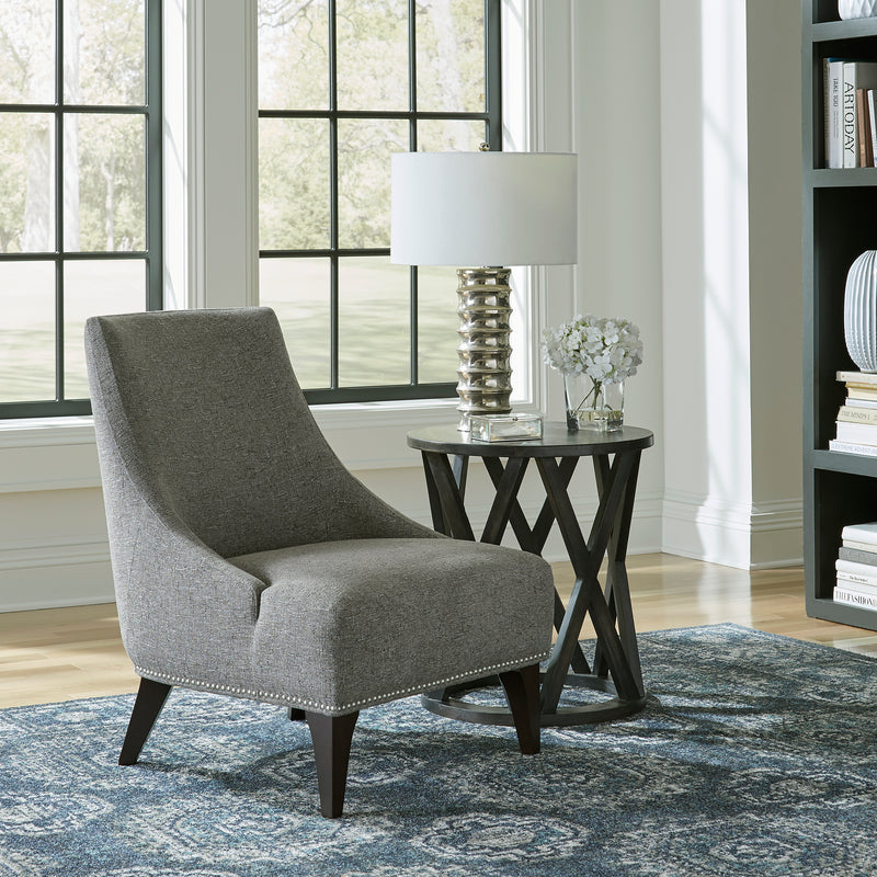 Kendall Upholstered Accent Chair - Charcoal
