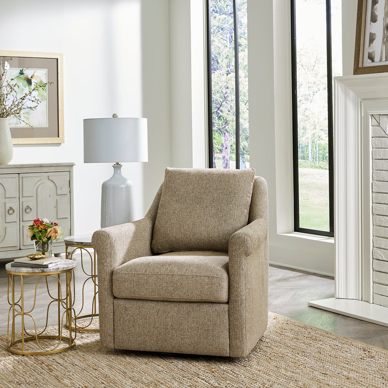 Landcaster Upholstered Accent Chair - Cocoa
