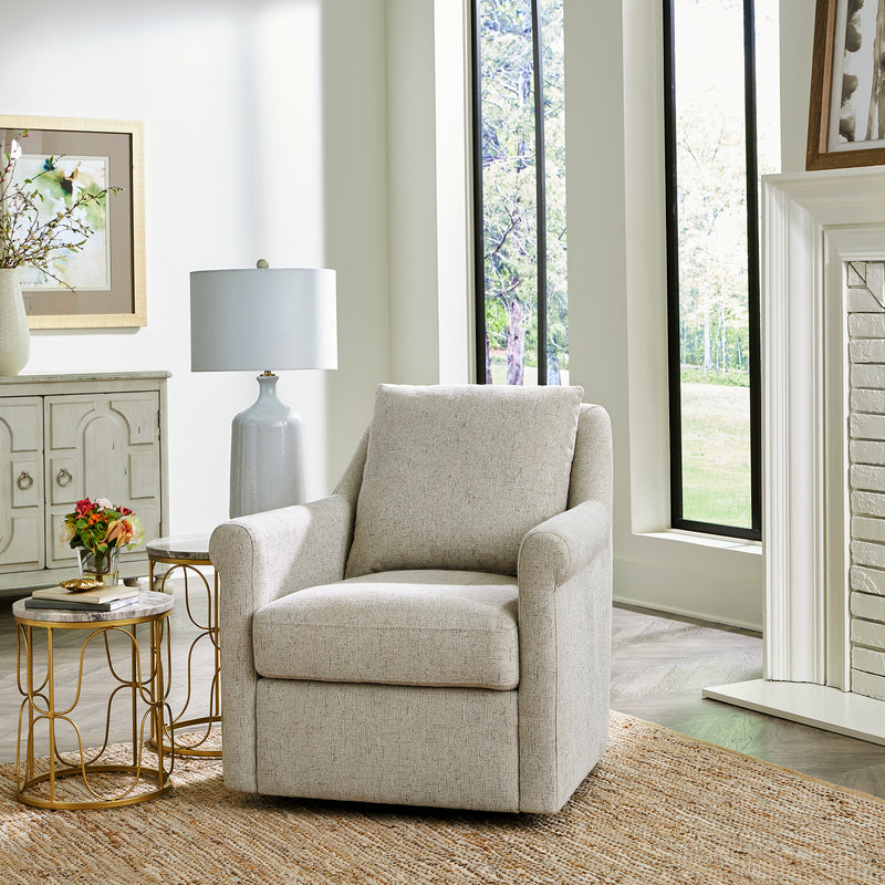 Landcaster Upholstered Accent Chair - Pebble