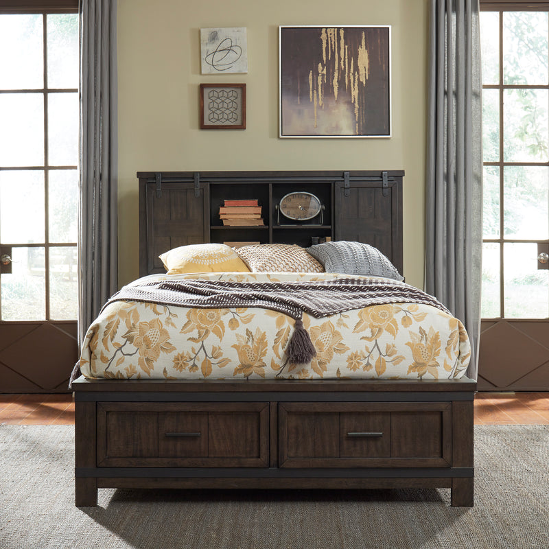 Queen Bookcase Bed (759-BR-QBB)