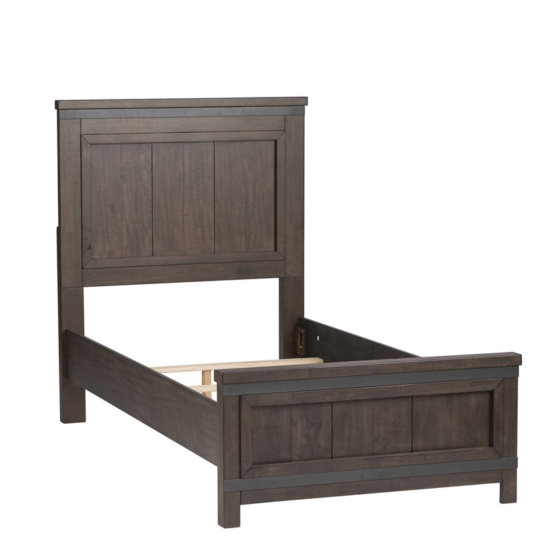 Twin Panel Bed (759-YBR-TPB)