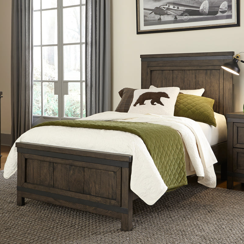 Twin Panel Bed (759-YBR-TPB)