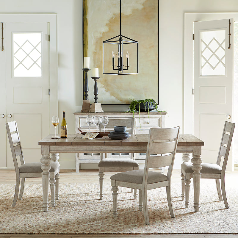 5 Piece Rectangular Table Set (824-DR-5RLS)