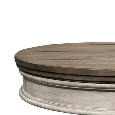 Heartland Round Pedestal Chair Side Table