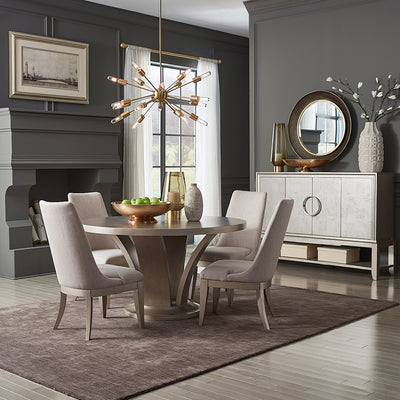 5 Piece Pedestal Table Set (849-DR-5PDS)