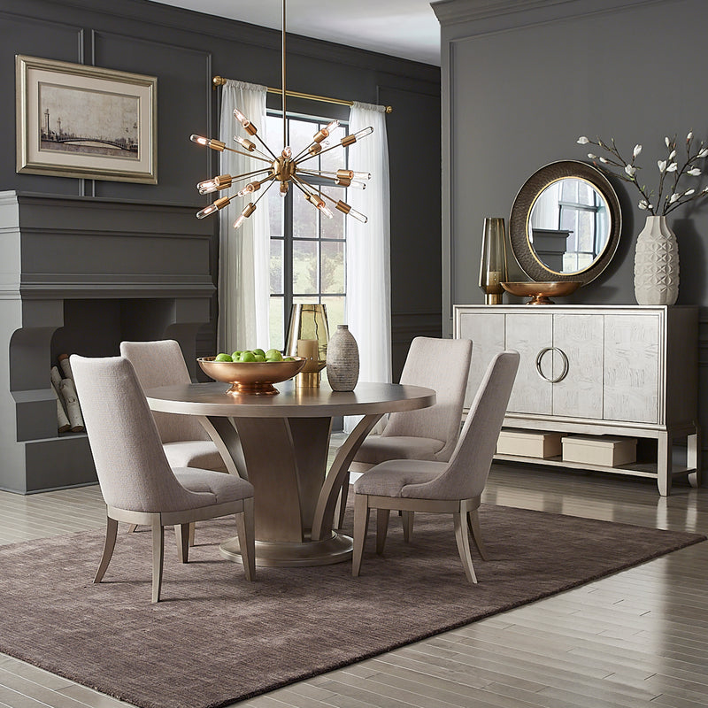 5 Piece Pedestal Table Set (849-DR-5PDS)
