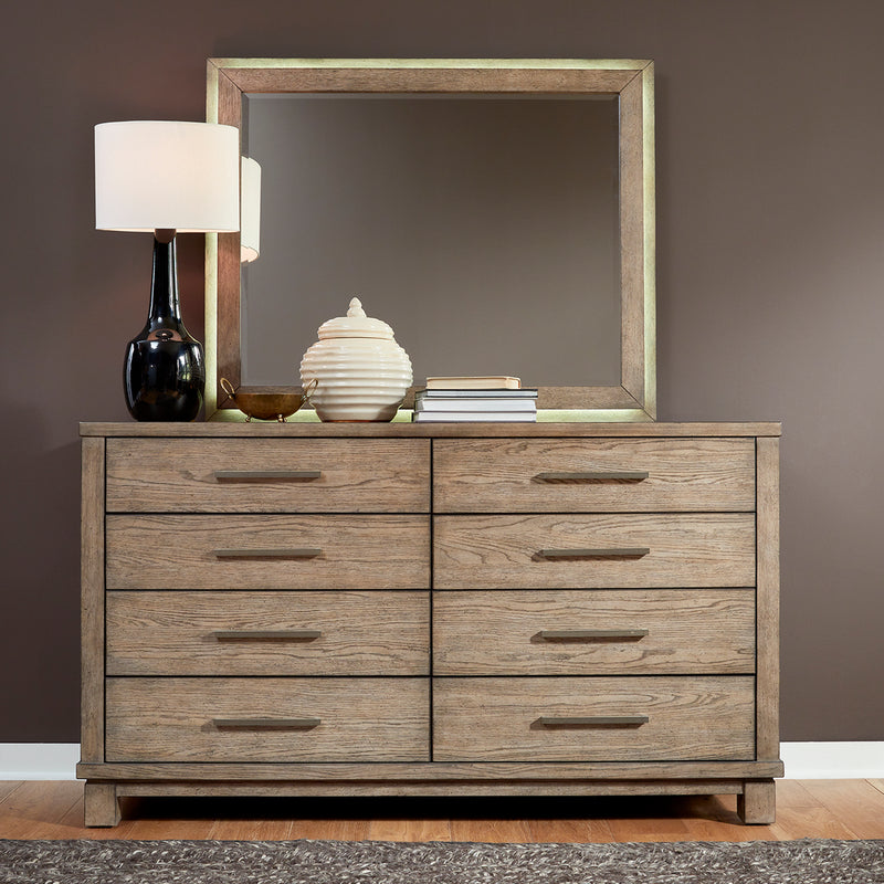 Dresser & Mirror (876-BR-DM)
