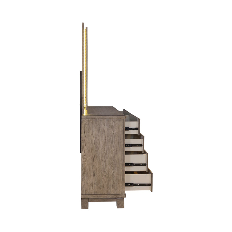 Dresser & Mirror (876-BR-DM)