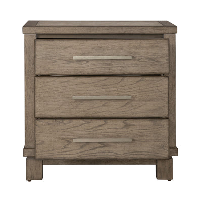Canyon Road 3 Drawer Night Stand w/ Charging Station