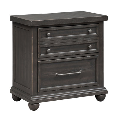 Harvest Home Night Stand w/ Charging Station
