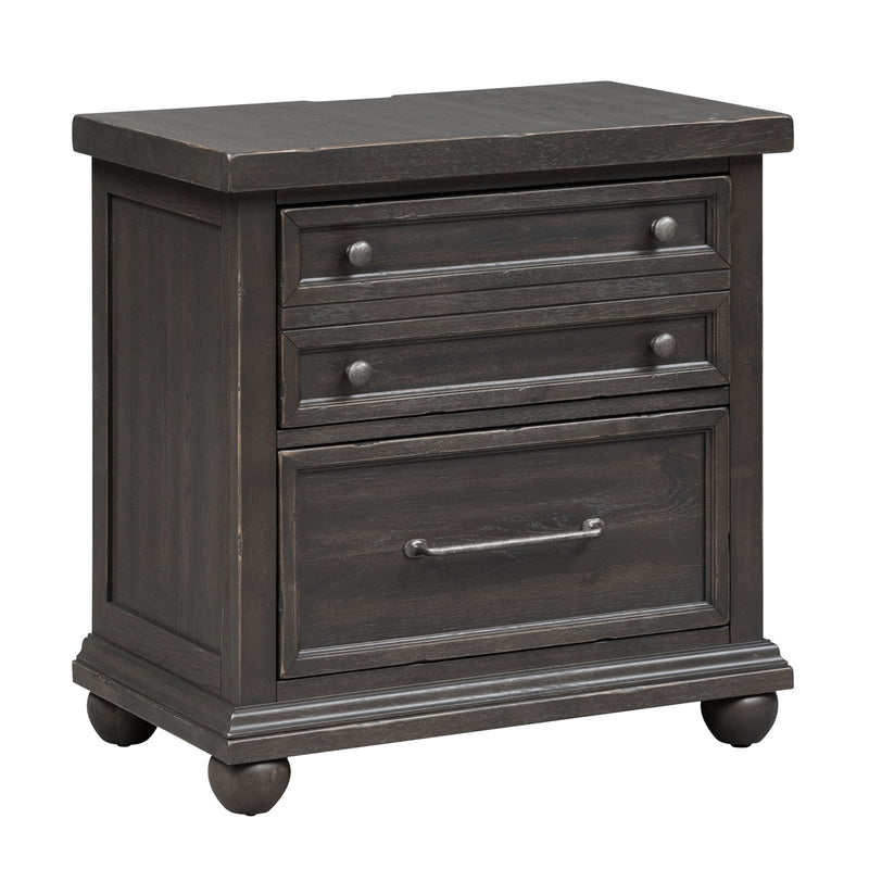 Harvest Home Night Stand w/ Charging Station