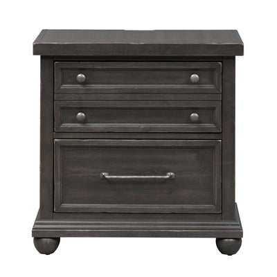 Harvest Home Night Stand w/ Charging Station