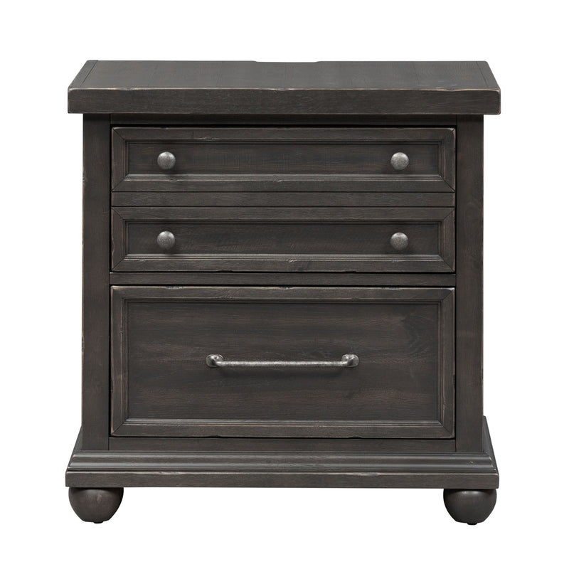 Harvest Home Night Stand w/ Charging Station