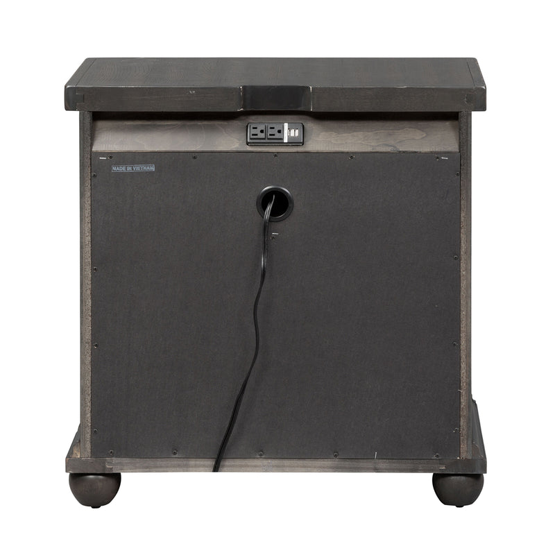 Harvest Home Night Stand w/ Charging Station