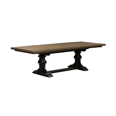 7 Piece Trestle Table Set (879-DR-7TRS)