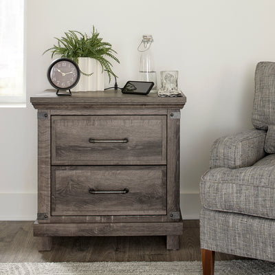 Lakeside Haven Night Stand w/ Charging Station
