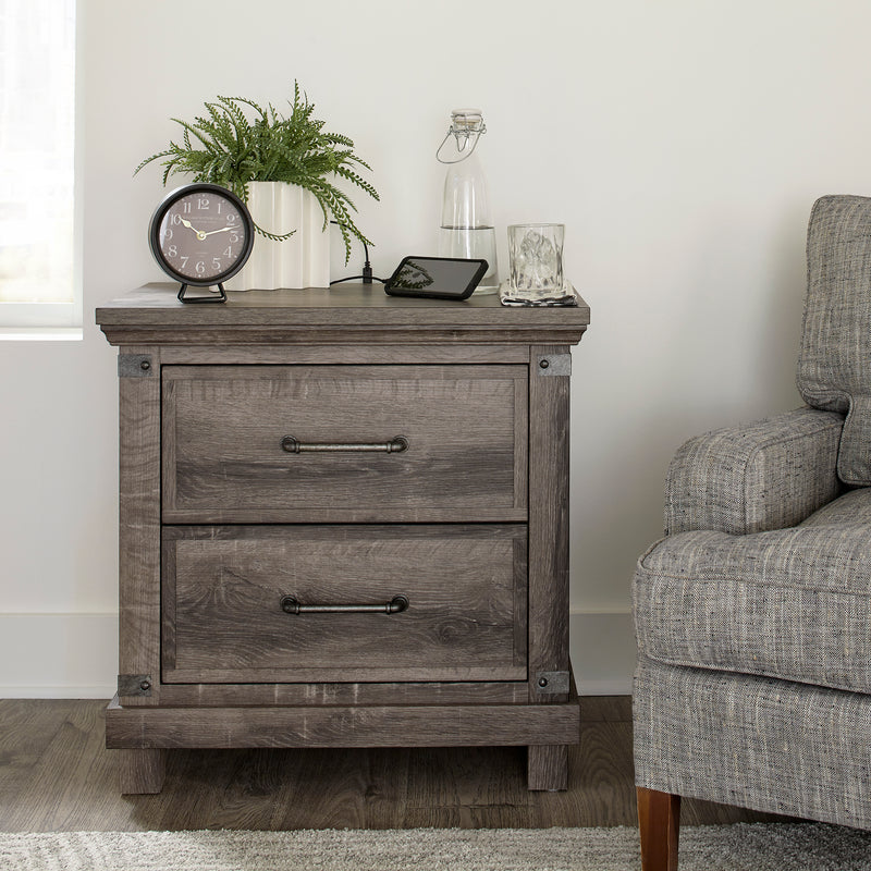 Lakeside Haven Night Stand w/ Charging Station